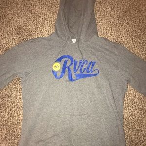 Men’s RVCA Grey Hoodie Size Large